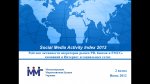 Publicity Creating – лидер рейтинга Social Media Activity Index 2012